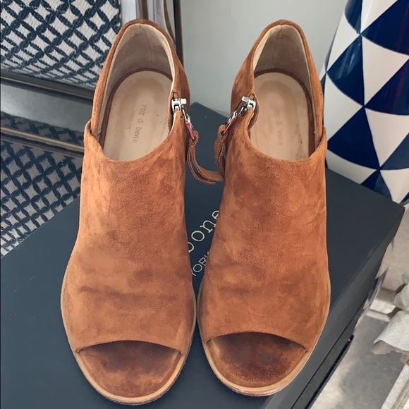 Rag & Bone Open Toe Mabel Bootie - Picture 4 of 6